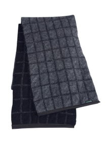 Check Scarf Possum Merino Silk McDONALD/673