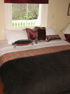 NZ MOHAIR THROW BLANKET in CHOCOLATE / Extra Winter Weight 