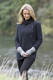 Asymmetric Jacket Possum Merino Silk NS664/Native World