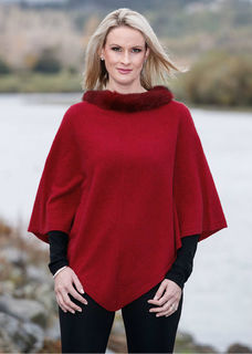 Possum Trim Poncho Possum Merino Silk NB686/Native World