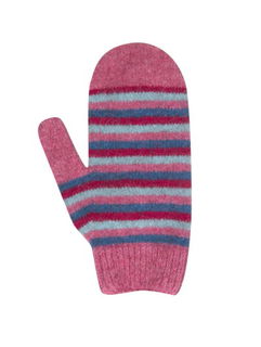 Striped Mittens (Kidz) Possum Merino Silk NX708/Native World