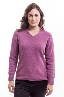 Rib Neck Jersey Possum Merino Silk McDONALD/6181