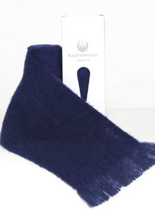 Masterweave Alpaca Scarf ~ Navy
