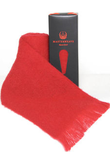 Masterweave Alpaca Scarf ~ Red