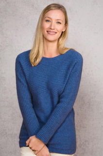 Crossover Sweater NZ Possum Merino NW3108/NOBLE WILDE