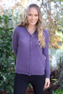 Kea Cardigan in Possum Merino LOTHLORIAN/9849