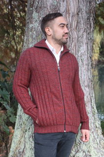 Men's Kara Jacket NZ Possum Merino LOTHLORIAN/9814