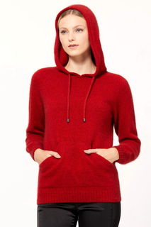 Casual Style Hoodie, Possum Merino Silk McDONALD/5015