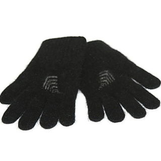 NZ Silver Fern Gloves in Possum Merino Silk KORU/K069