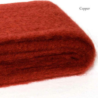 COPPER / NZ Mohair Couch or Chair Throw Rug Winter/Weight