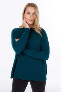 Lounge Sweater in Possum Merino Silk NB816/Nativeworld