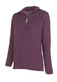LIFESTYLE ZIP NECK Possum Wool Blend MKM/MS4050
