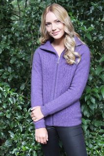 Helix Jacket in Possum Merino LOTHLORIAN/9777
