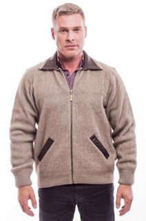 Lambskin Collar Jacket Possum Merino Silk McDONALD/649