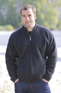 Felted Zip Jacket Possum Merino Silk Nativeworld/NE029