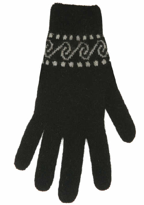 Koru Glove in NZ Possum Merino Silk NX002/Native World
