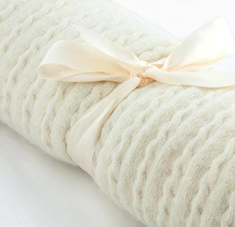 Heirloom Baby Blanket Possum Merino Silk NX470/Native World