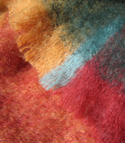 MASTERWEAVE WINDERMERE Plaid Mohair Throws * PICASO