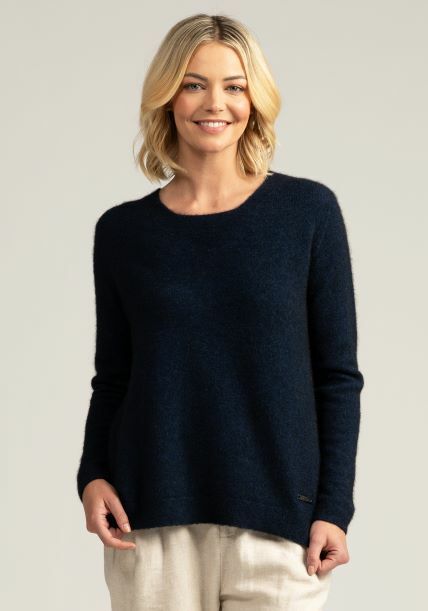 MM Relaxed Sweater in Possum Merino Silk MERINOMINK/1803