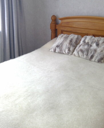 KINGSIZE MOHAIR BLANKET 240 x 250cm in 5 colour choice