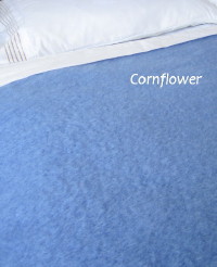 Heirloom Weavers NZ Cornflower Mohair Blanket