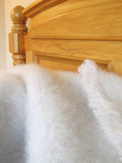 SILVER MOHAIR QUEEN LONG THROW 220 x 125cm