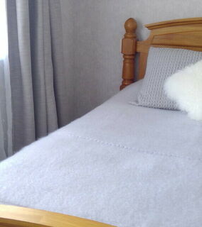 MOHAIR QUEEN THROW BLANKET 1.8 x 1.9m or 72