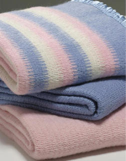 NZ WOOL BABY BASSINET COT BLANKETS