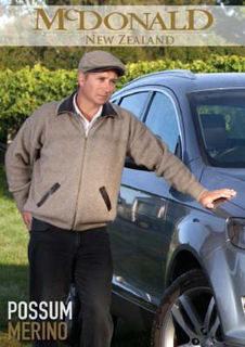 McDONALD KNITWEAR NZ Men's Possum Merino Jackets, Jumpers, Vests, Socks, Gloves, Scarves